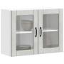 Armario pared cocina puerta de cristal Lucca gris hormigón en Armarios de cocina | Comprar online en Foru.es