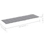 Tumbona mecedora con cojín madera maciza de teca de vidaXL, Tumbonas - Ref: Foro24-3063334, Precio: 364,33 €, Descuento: %