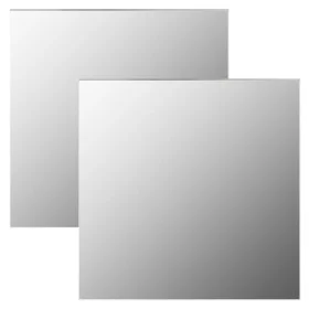 Espejos de pared cuadrados 2 unidades vidrio 40x40 cm de vidaXL, Espejos - Ref: Foro24-3051621, Precio: 33,07 €, Descuento: %