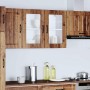 Armario pared cocina puerta de cristal Lucca madera vieja en Armarios de cocina | Comprar online en Foru.es