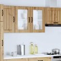 Armario pared cocina puerta de cristal Lucca roble artesanal en Armarios de cocina | Comprar online en Foru.es