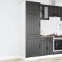 Mueble de cocina Lucca de madera contrachapada negro en Armarios de cocina | Comprar online en Foru.es