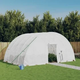 Invernadero con estructura de acero blanco 24 m² 6x4x2,85 m de vidaXL, Invernaderos - Ref: Foro24-3188116, Precio: 340,83 €, ...