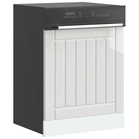 Panel lavavajillas Lucca madera contrachapada blanco brillante en Armarios de cocina | Comprar online en Foru.es