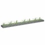 Arriate de gaviones de acero galvanizado 270x30x10 cm en Macetas y jardineras | Comprar online en Foru.es