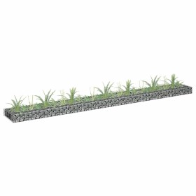 Arriate de gaviones de acero galvanizado 270x30x10 cm en Macetas y jardineras | Comprar online en Foru.es