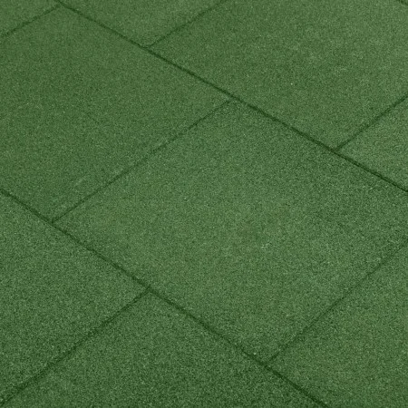 Losetas de goma protección de caídas 12 uds verde 50x50x3 cm de vidaXL, Suelos y moquetas - Ref: Foro24-3053180, Precio: 181,...