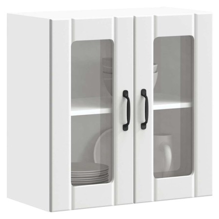 Armario pared cocina puerta de cristal Lucca blanca en Armarios de cocina | Comprar online en Foru.es