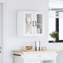 Armario pared cocina puerta de cristal Lucca blanca en Armarios de cocina | Comprar online en Foru.es