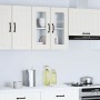 Armario pared cocina puerta de cristal Lucca blanca en Armarios de cocina | Comprar online en Foru.es