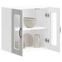 Armario pared cocina puerta de cristal Lucca blanca en Armarios de cocina | Comprar online en Foru.es