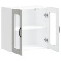 Armario pared cocina puerta de cristal Lucca blanca en Armarios de cocina | Comprar online en Foru.es