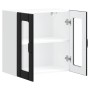Armario pared cocina puerta de cristal Lucca negra en Armarios de cocina | Comprar online en Foru.es