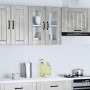 Armario pared cocina puerta de cristal Lucca gris hormigón en Armarios de cocina | Comprar online en Foru.es