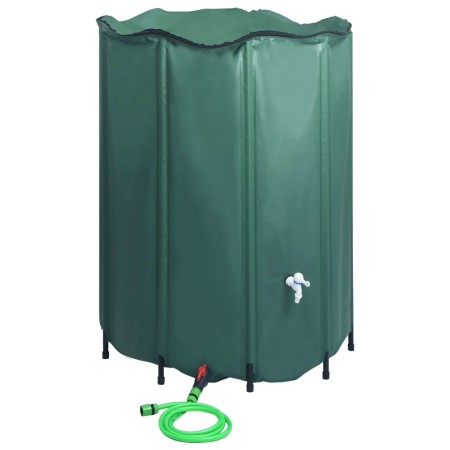 Depósito de agua de lluvia plegable con espita 1250 L de vidaXL, Sistemas de riego - Ref: Foro24-48608, Precio: 105,84 €, Des...