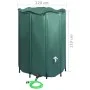 Foldable rainwater tank with spigot 1250 L by vidaXL, Irrigation systems - Ref: Foro24-48608, Price: 104,42 €, Discount: %
