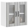 Armario pared cocina puerta de cristal Lucca sonoma gris en Armarios de cocina | Comprar online en Foru.es