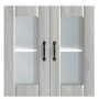 Armario pared cocina puerta de cristal Lucca sonoma gris en Armarios de cocina | Comprar online en Foru.es