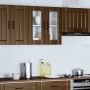 Armario pared cocina puerta de cristal Lucca roble marrón en Armarios de cocina | Comprar online en Foru.es