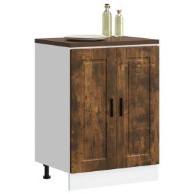 Mueble bajo de cocina porto roble ahumado madera reconstituida en Armarios de cocina | Comprar online en Foru.es