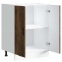Mueble bajo de cocina porto roble ahumado madera reconstituida en Armarios de cocina | Comprar online en Foru.es