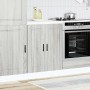 Mueble bajo de cocina porto gris sonoma madera reconstituida en Armarios de cocina | Comprar online en Foru.es