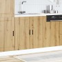 Mueble bajo fregadero Porto roble artesanal madera diseñada en Armarios de cocina | Comprar online en Foru.es