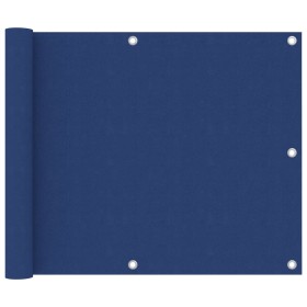 Toldo para balcón de tela oxford azul 75x600 cm en Sombrillas | Comprar online en Foru.es