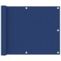 Toldo para balcón de tela oxford azul 75x600 cm en Sombrillas | Comprar online en Foru.es