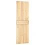 Puerta corredera con herrajes madera maciza de pino 70x210 cm de vidaXL, Puertas - Ref: Foro24-3203038, Precio: 174,03 €, Des...