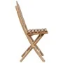 Sillas de jardín plegables 2 unidades bambú con cojines de vidaXL, Sillas de jardín - Ref: Foro24-3063992, Precio: 120,56 €, ...