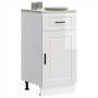Mueble bajo de cocina porto alto brillo blanco en Armarios de cocina | Comprar online en Foru.es