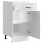 Mueble bajo de cocina porto alto brillo blanco en Armarios de cocina | Comprar online en Foru.es