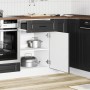Mueble bajo de cocina Porto madera contrachapada negro en Armarios de cocina | Comprar online en Foru.es