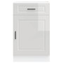 Mueble bajo de cocina porto alto brillo blanco en Armarios de cocina | Comprar online en Foru.es