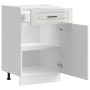 Mueble bajo de cocina porto alto brillo blanco en Armarios de cocina | Comprar online en Foru.es
