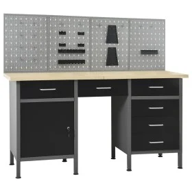 Workbench with four wall panels by vidaXL, Work tables - Ref: Foro24-3053429, Price: 486,88 €, Discount: %