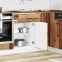 Mueble bajo de cocina porto madera vieja madera reconstituida en Armarios de cocina | Comprar online en Foru.es
