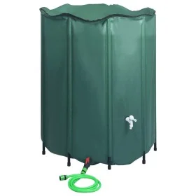 Depósito de agua de lluvia plegable con espita 1000 L de vidaXL, Sistemas de riego - Ref: Foro24-48607, Precio: 106,53 €, Des...