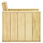Juego de muebles de jardín 3 piezas madera de pino impregnada de vidaXL, Conjuntos de jardín - Ref: Foro24-3053202, Precio: 4...