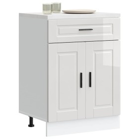 Mueble bajo de cocina porto alto brillo blanco en Armarios de cocina | Comprar online en Foru.es