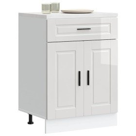 Mueble bajo de cocina porto alto brillo blanco en Armarios de cocina | Comprar online en Foru.es
