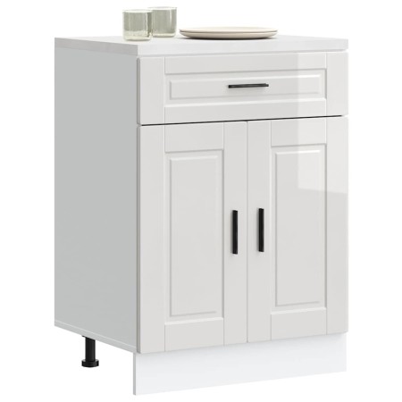 Mueble bajo de cocina porto alto brillo blanco en Armarios de cocina | Comprar online en Foru.es