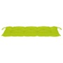 Banco de jardín con cojín bambú 120 cm de vidaXL, Bancos de jardín - Ref: Foro24-3063902, Precio: 150,73 €, Descuento: %