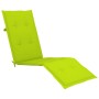 Tumbona de jardín con reposapiés y cojín madera maciza acacia de vidaXL, Tumbonas - Ref: Foro24-3064025, Precio: 139,86 €, De...