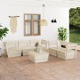 Muebles de palés para jardín 6 pzas madera de abeto impregnada de vidaXL, Conjuntos de jardín - Ref: Foro24-3063719, Precio: ...