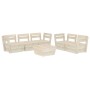 Muebles de palés para jardín 6 pzas madera de abeto impregnada de vidaXL, Conjuntos de jardín - Ref: Foro24-3063719, Precio: ...