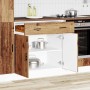 Mueble bajo de cocina porto madera vieja madera reconstituida en Armarios de cocina | Comprar online en Foru.es