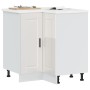 Mueble bajo esquina de cocina porto alto brillo blanco en Armarios de cocina | Comprar online en Foru.es