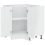Mueble bajo esquina de cocina porto alto brillo blanco en Armarios de cocina | Comprar online en Foru.es